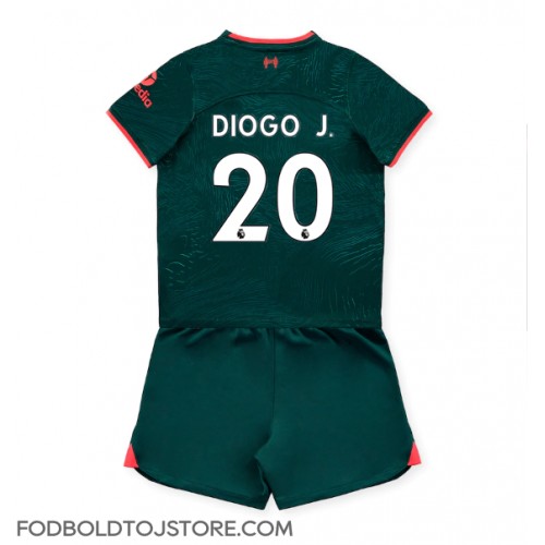 Liverpool Diogo Jota #20 Tredje sæt Børn 2022-23 Kortærmet (+ Korte bukser)